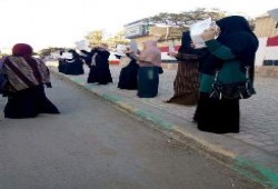 البحيرة: سلسة بشرية لنساء ضد الانقلاب بأبو حمص رفضا لانقلاب الدم