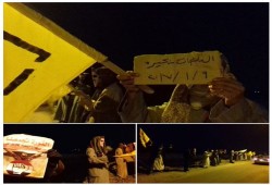 ثوار "الدلنجات" ينظمون سلسلة بشرية ضد بيع العسكر لأرض وخيرات مصر