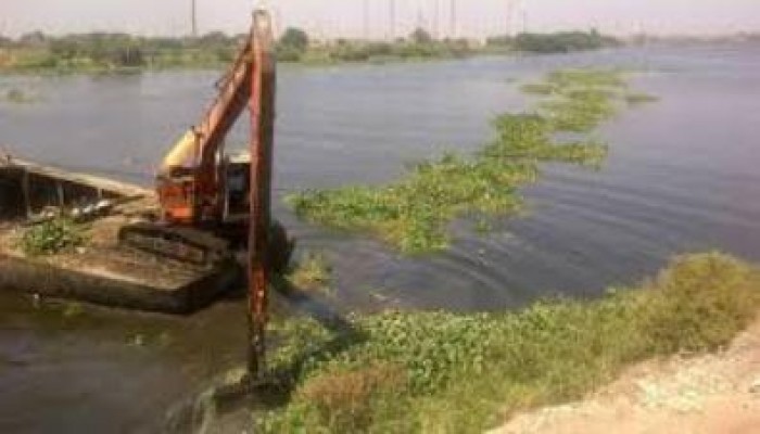 البحيرة: بسبب ورد النيل.. انفصال جزء من كوبري عائم بكفر الدوار