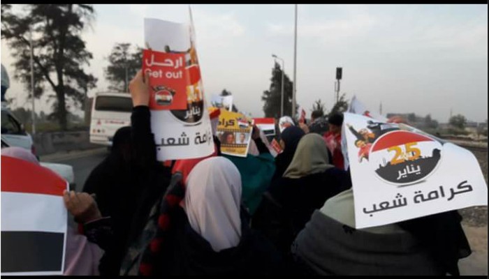 مسيرات وسلالسل لثوار الزقازيق