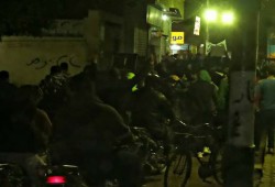 مسيرة ليلية بمنيا القمح تحت شعار "يناير يجمعنا"