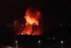 غارات إسرائيلية على مطار المزة العسكري وسط دمشق