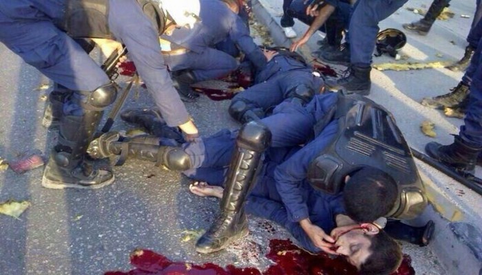 تنفيذ حكم الاعدام رميا برصاص بثلاثة من الشيعة ادينوا بقتل ضابط بالبحرين