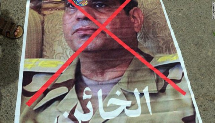 "حملة يناير يجمعنا": السيسي خائن بحكم المحكمة