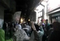 أحرار كفر الدوار في مسيرة ليلية"يدعون للاحتشاد فى الميادين"