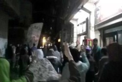أحرار كفر الدوار في مسيرة ليلية"يدعون للاحتشاد فى الميادين"