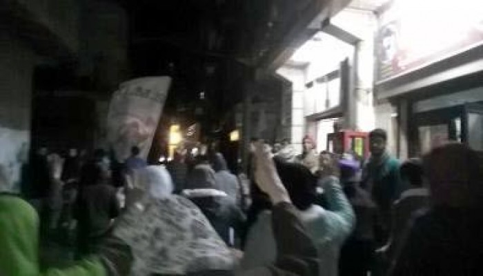 أحرار كفر الدوار في مسيرة ليلية"يدعون للاحتشاد فى الميادين"