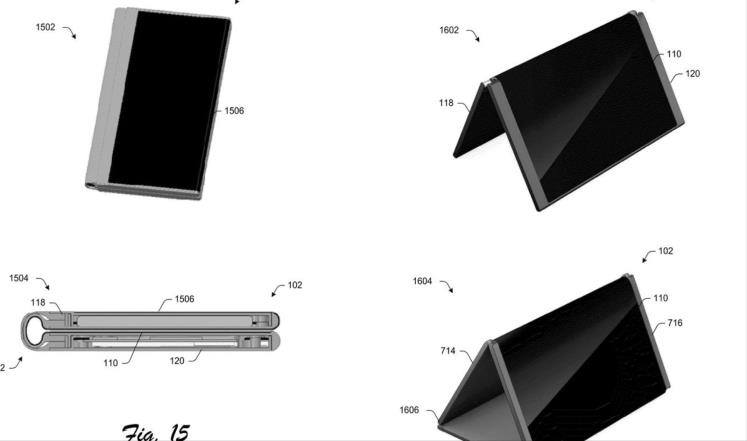 مايكروسوفت تسجل براءة اختراع هاتف قابل للطي