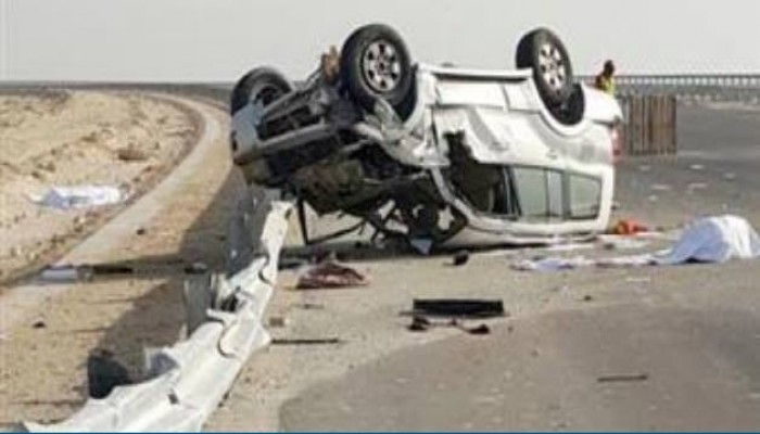 إصابة 5 مواطنين فى 3 حوادث متفرقة بطرق البحر الأحمر