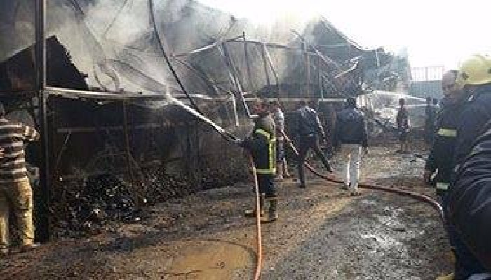 حريقين بشركة أدوية ومخزن أدوات صحية بالقليوبية