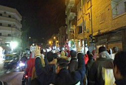 ثوار منيا القمح يستعدون لذكرى يناير بمسيرة ليلية