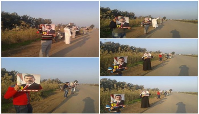 ثوار أبو حمص ينظمون فعالية رافضة للانقلاب العسكرى تحت شعار "حاكموا الخائن"