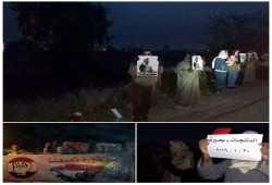 ثوار الدلنجات بسلسلة بشرية تنديدا بغلاء الاسعار