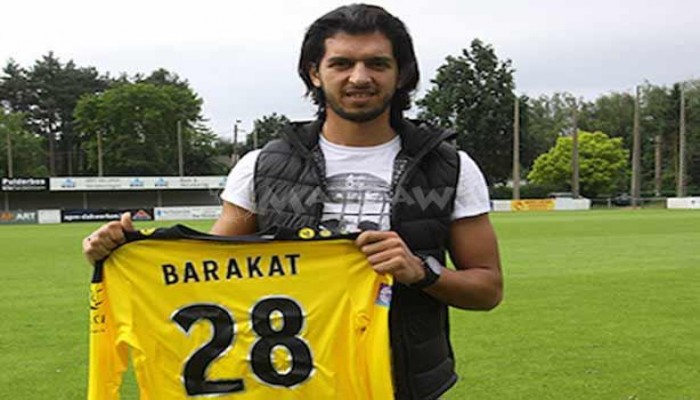 عمرو بركات يظهر فى مران الأهلى اليوم بعد التوقيع 4 مواسم ونصف