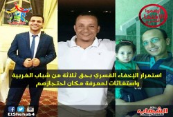 استمرار الإخفاء القسري بحق ثلاثة من شباب الغربية واستغاثات لمعرفة مكان احتجازهم