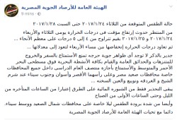تعرف على الموعد المتوقع لتحسن الطقس