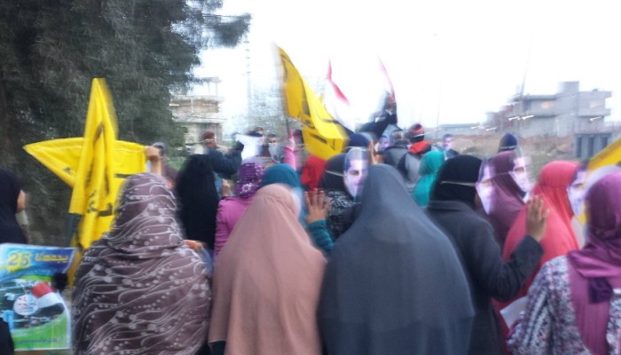 مسيرة صباحية حاشدة لثوار الدلنجات فى ذكرى 25 يناير