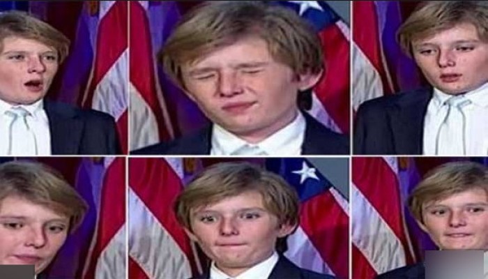 البيت الأبيض يدعو وسائل الإعلام إلى عدم التعرض لطفل ترامب