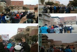 ثوار أبو حماد بالشرقية يدشنون تظاهرات ذكري يناير السادسة