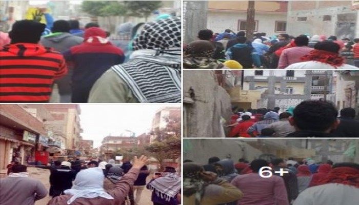 البحيرة تنتفض بأكثر من ٢٥ مظاهرة في الذكرى السادسة للثورة