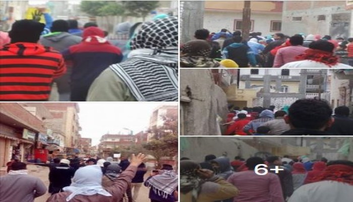 البحيرة تنتفض بأكثر من ٢٥ مظاهرة في الذكرى السادسة للثورة