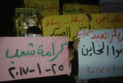 فعالية ثانية لثوار بئر العبد في الذكرى السادسة لثورة يناير