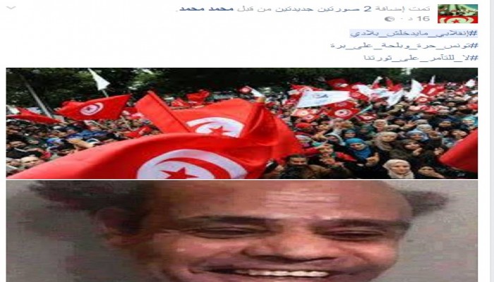 #انقلابي_مايدخلش_بلادي".. هاشتاج تونسي لرفض زيارة السيسي