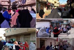 نساء ضد الانقلاب بحوش عيسى ينتفضن ضد حكم العسكر