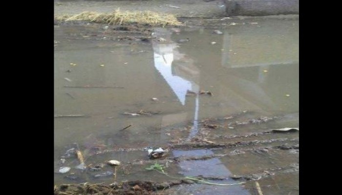 لليوم ال 30 على التوالي مياه الصرف تغرق شوارع صفط الحرية بإيتاى البارود