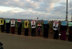 حرائر دمياط يواصلن مظاهرات "يناير ثورة شعب"