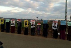 حرائر دمياط يواصلن مظاهرات "يناير ثورة شعب"