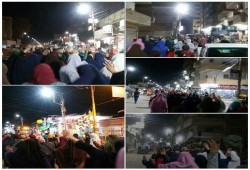 ثوار الشرقية يتظاهرون في ختام اسبوع يناير ثورة شعب