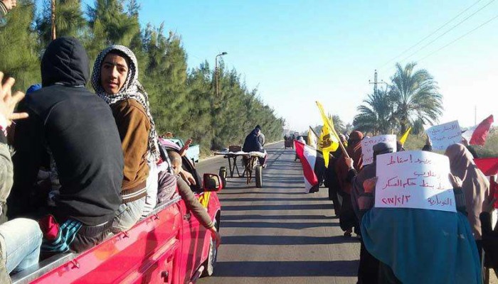 ثوار البحيرة يدشنون مظاهرات "السيسي فقرنا"