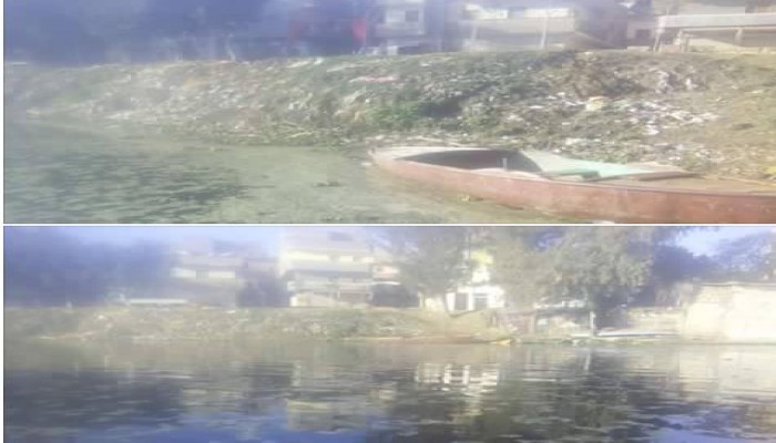 التلوث يُهدد الثروة السمكية بترعة العطف بالمحمودية