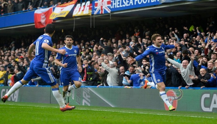 تشيلسي يتلاعب بأرسنال ويثأر منه بالثلاثة ويعزز صدارة البريمرليج (فيديو)