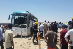صعوبة نقل الحالات الخطرة المصابة في حادث "نويبع" إلى الإسكندرية بالطائرة