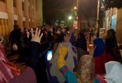 مسيرة ليلية بناهيا تحت شعار "حكم العسكر خرب البيت"