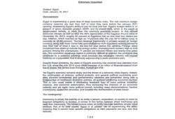 تقرير سري للكونجرس الأمريكي : مصر ستعلن الإفلاس قريبا