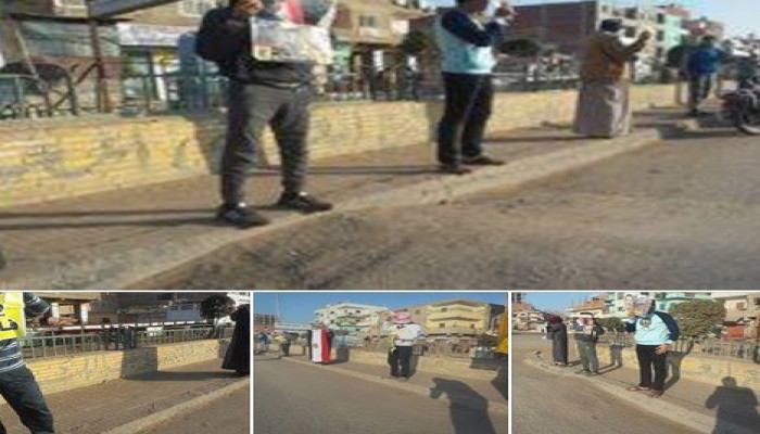 أحرار الحسينية بالشرقية يدشنون "مصر كبيرة عليك"