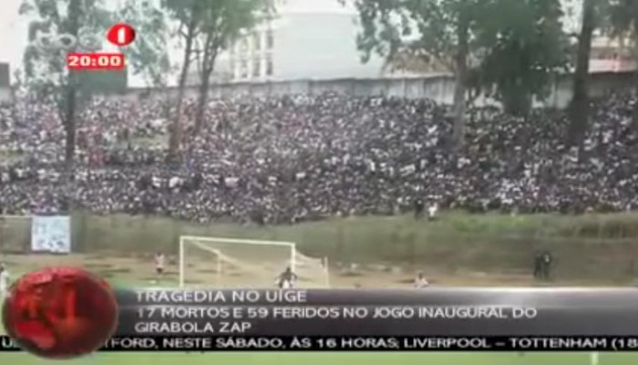 أنجولا : مصرع 17 شخصا في تدافع بملعب كرة قدم