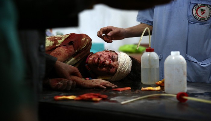 قوات الأسد تقصف عربين بالكلور للمرة الثالثة في أسبوع