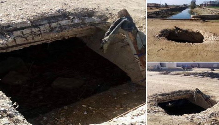 الإهمال والعجز يصيبان كباري البحيرة