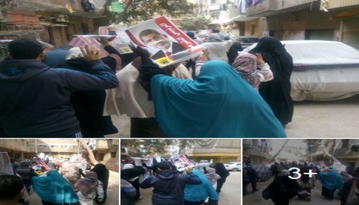 ثوار الجيزة ينطلقون من العمرانية ببداية " السيسي عدو الشعب "