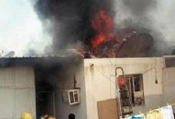 ماس كهربائي يتسبب في احتراق منزلين بسوهاج