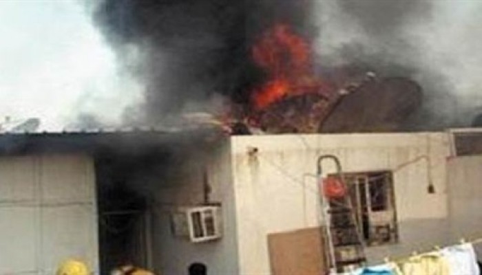 ماس كهربائي يتسبب في احتراق منزلين بسوهاج