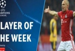 روبن أفضل لاعب بذهاب دور الـ16 فى دورى أبطال أوروبا