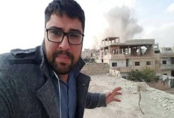 بتر يد مراسل الجزيرة بعد إصابته في غارة على درعا السورية