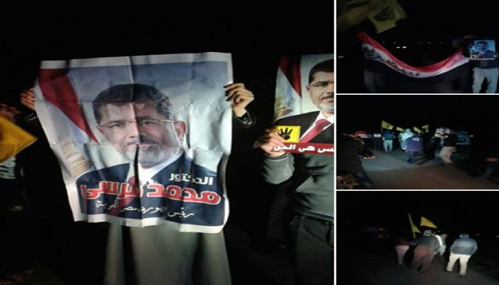 مسيرة ليلية لأهالي أبوحمص رفضاً لحكم العسكر