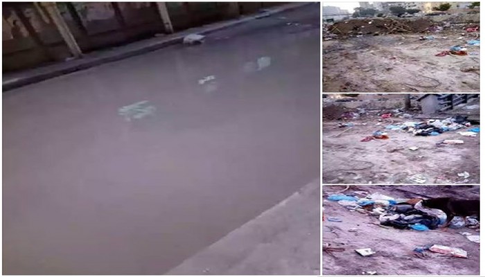 أهالي الإسكندرية يستغيثون من تراكم القمامة ومياه الصرف الصحي