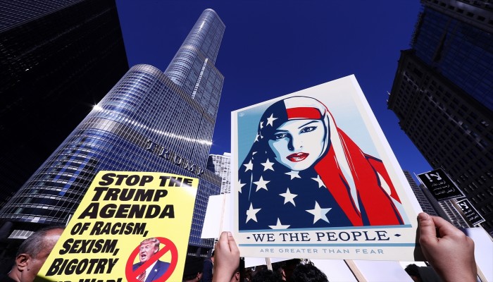 احتجاجات متواصلة ضد ترامب في نيويورك وشيكاغو